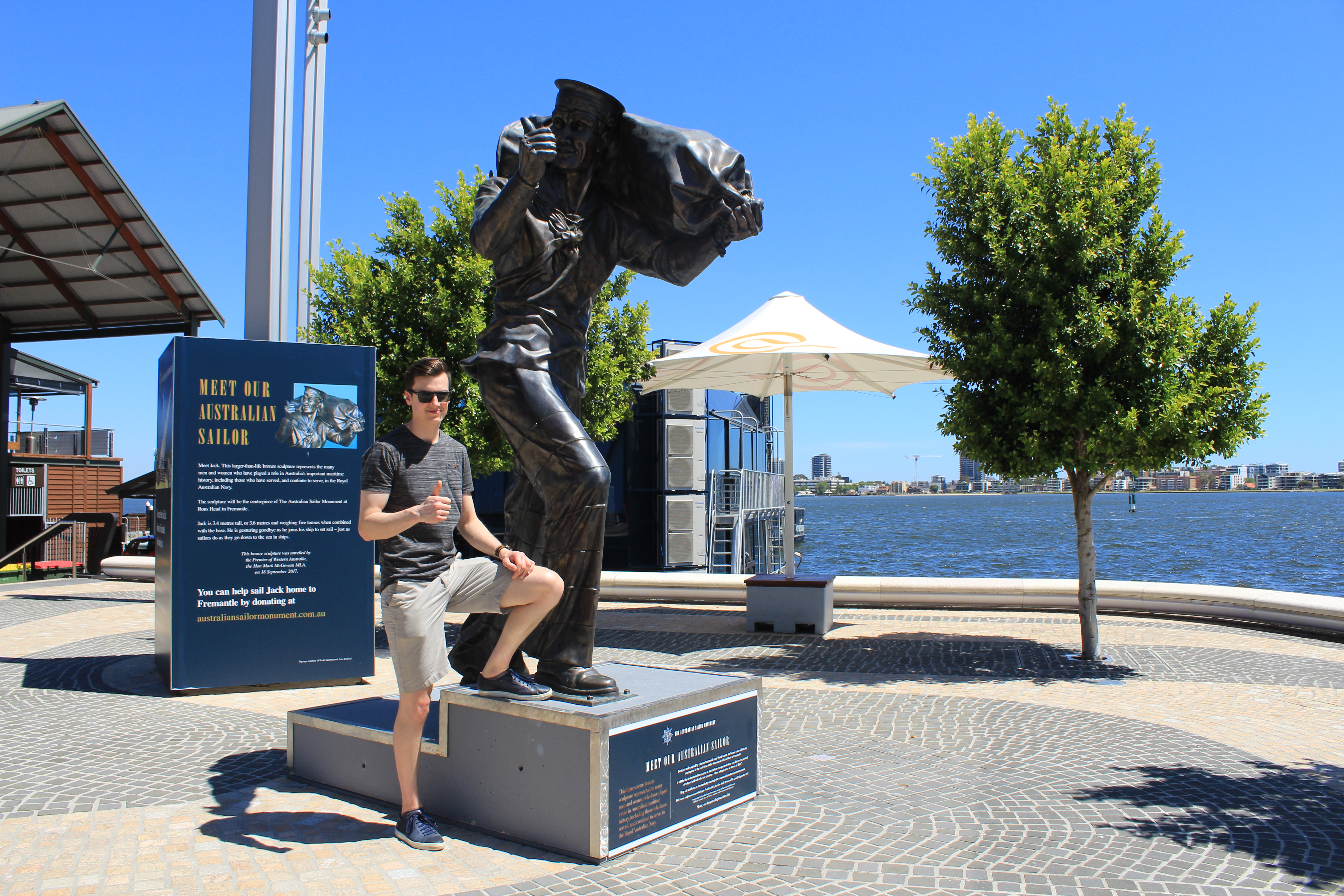 Best things to do in Perth - one day itinerary. Elizabeth Quay history