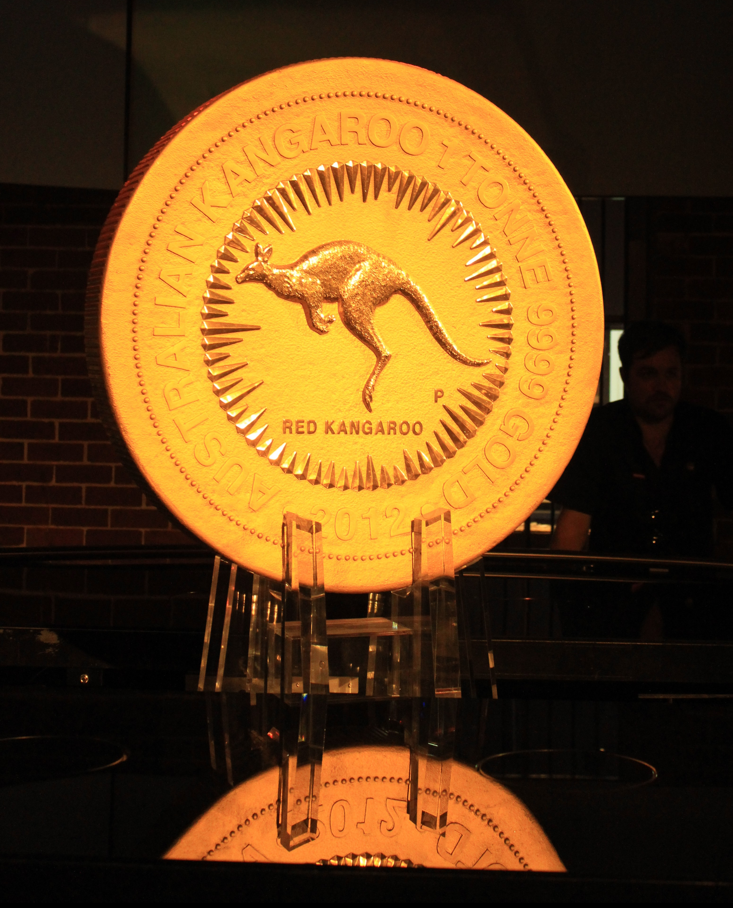Best things to do in Perth - one day itinerary. See the One Tonne Kangaroo Coin at Perth Mint
