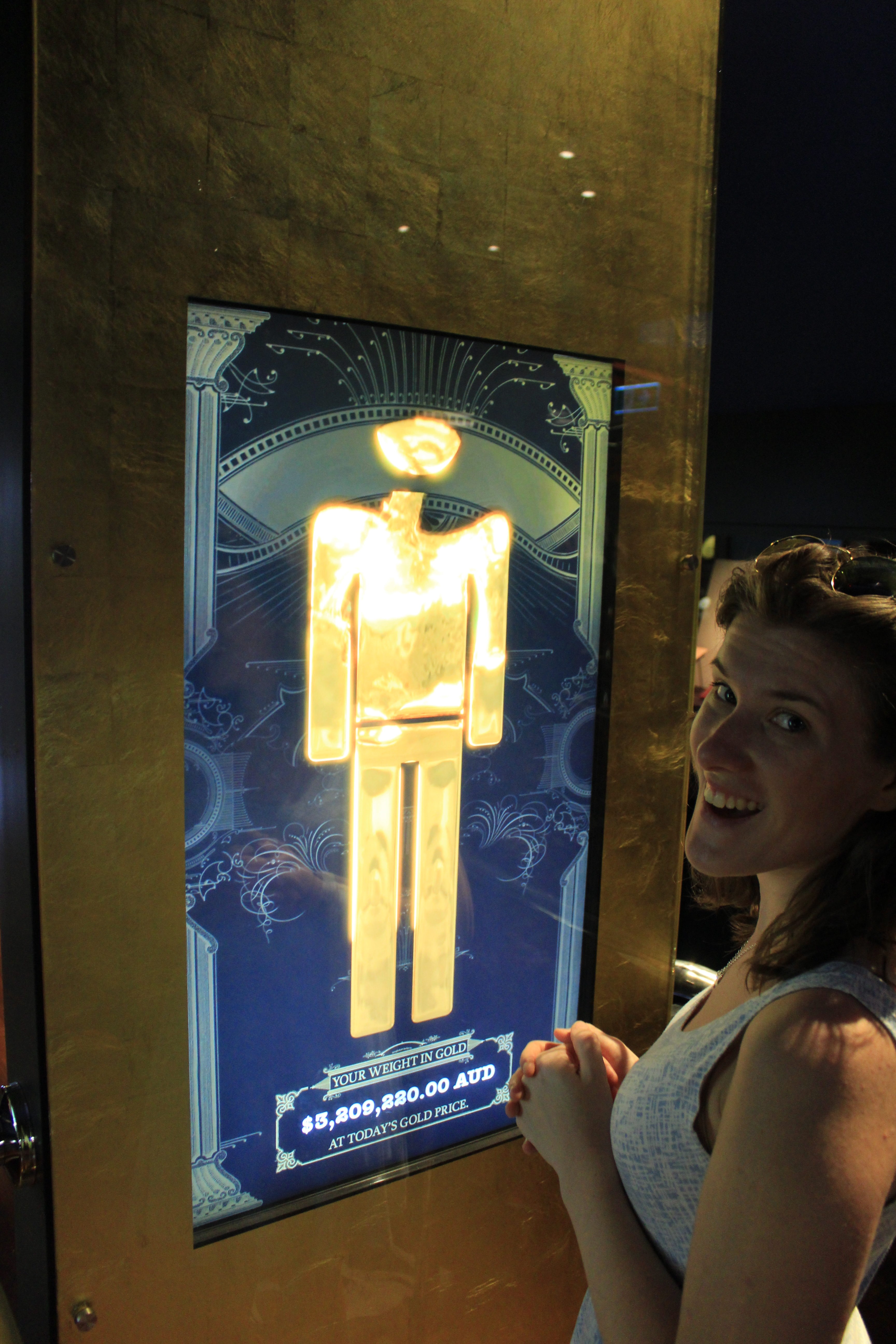 Best things to do in Perth - one day itinerary. Weigh yourself in gold!